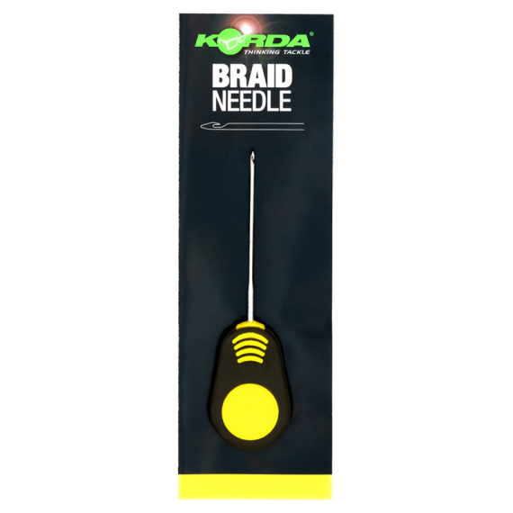 Korda Braided Hair Needle 7 cm (yellow) in de groep Gereedschappen en accessoires / Andere hulpmiddelen / Aasnaalden bij Sportfiskeprylar.se (KBNB)