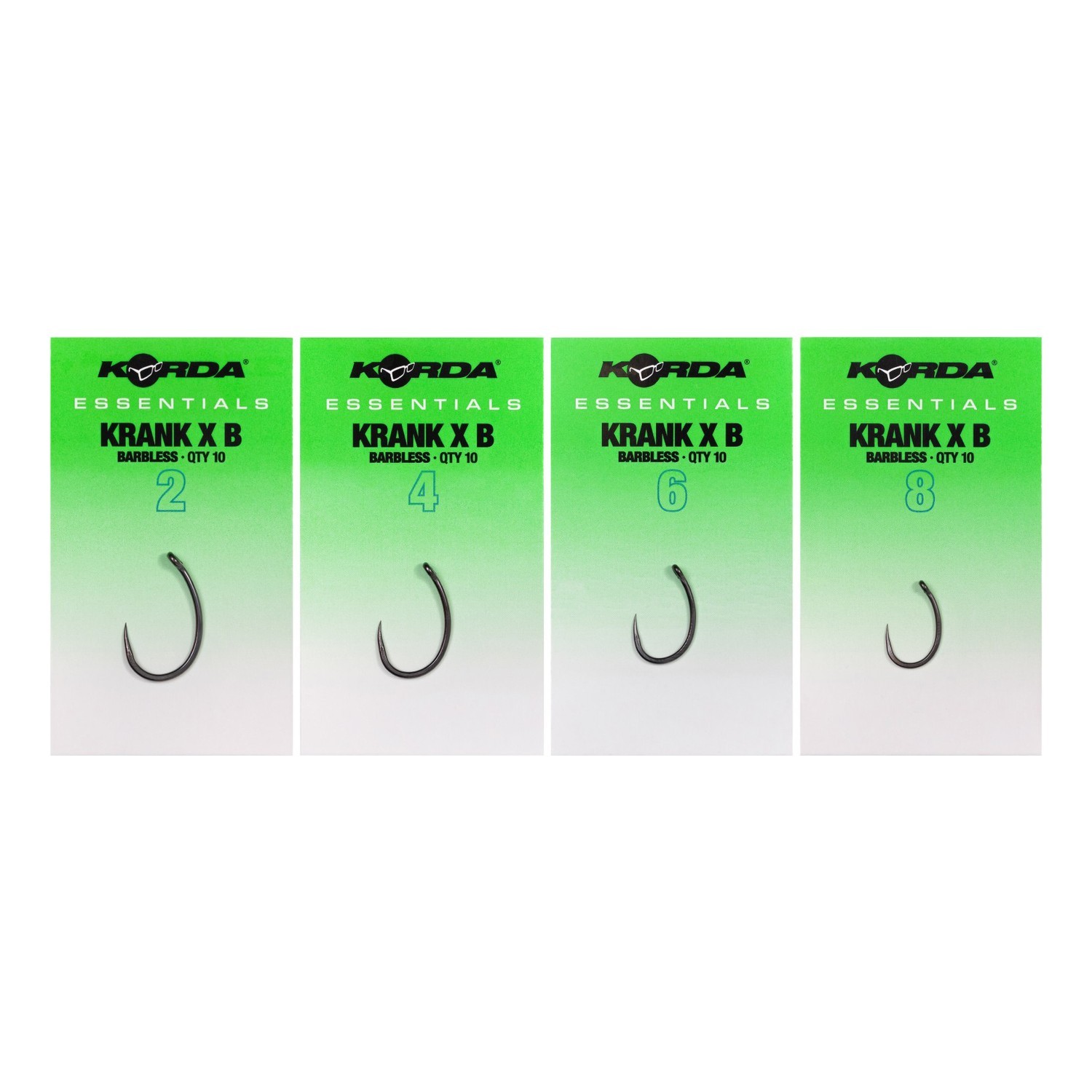 Korda Essentials Krank X Barbed in de groep Haken & Terminal Tackle / Haken / Specimenhaken bij Sportfiskeprylar.se (KES017r)