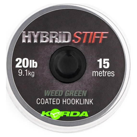 Korda Hybrid Stiff 20lb in de groep Haken & Terminal Tackle / Voor zeevissen en materiaal voor onderlijnen / Onderlijnmateriaal / Ander onderlijnmateriaal bij Sportfiskeprylar.se (KHY5r)