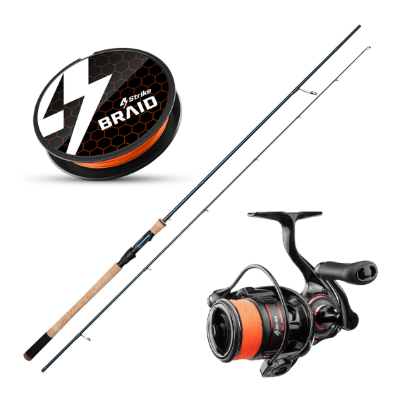 Kinetic Target & 4Strike Vortex Seatrout Spinning Combo in de groep Combo\'s / Spinvis combo\'s / Zeeforel Spinhengel Set bij Sportfiskeprylar.se (KINETICVORTEXSEATROUTSET)
