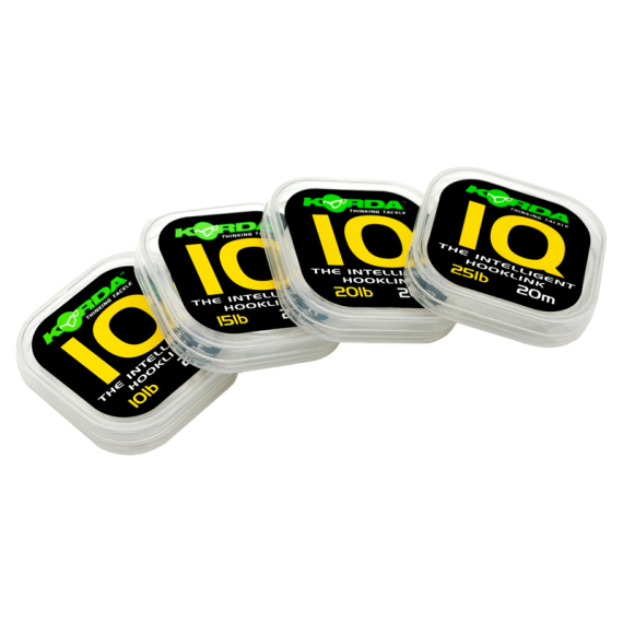 Korda IQ Fluorocarbon Hooklink in de groep Haken & Terminal Tackle / Voor zeevissen en materiaal voor onderlijnen / Onderlijnmateriaal / Onderlijnmateriaal Fluorocarbon bij Sportfiskeprylar.se (KIQ15r)