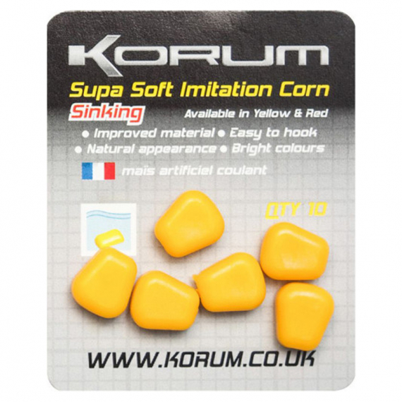 Korum Supa Soft Imitation Corn in de groep Kunstaas / Boilies, Haakaas & Grondaas / Nep-aas bij Sportfiskeprylar.se (KSSICS-Yr)