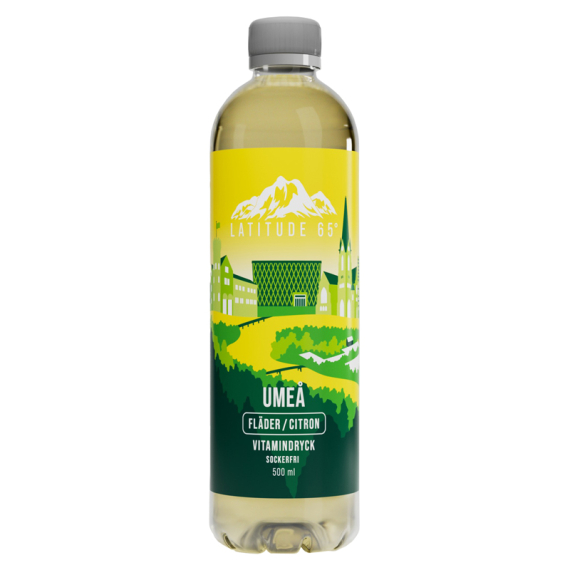 Latitude 65 Vitamin Drink 500ml - Umeå in de groep Outdoor / Campingeten / Dranken bij Sportfiskeprylar.se (L65-UMEA)