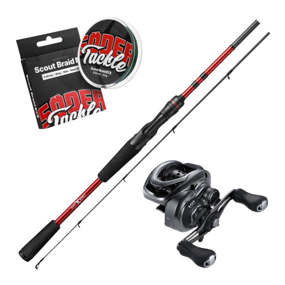 Lake X Perch 7\'2\'\' X-Fast Action ML 5-25g Casting Combo in de groep Combo\'s / Werpcombinaties / Baars Werpkombinasjon bij Sportfiskeprylar.se (LAKEXPERCHSLXCOMBO)