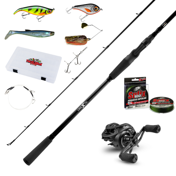 Söder Tackle Lake X Pike Downzise Baitcasting Combo in de groep Combo\'s / Werpcombinaties / Baitcaster Set Snoek bij Sportfiskeprylar.se (LAKEXPIKEDOWNSIZESET)