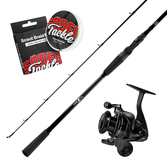 Lake X Pike Spinning Combo in de groep Vismethoden / Werpend vissen / Combo\'s / Spinvis combo\'s bij Sportfiskeprylar.se (LAKEXPIKESPINNINGCOMBO)