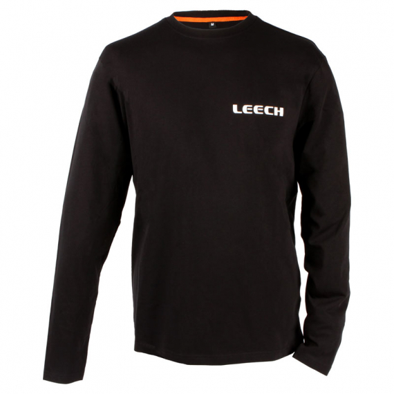 Leech T-Shirt Long Sleeve Black in de groep Kleding & Schoenen / Kleding / Truien / T-shirts met lange mouwen bij Sportfiskeprylar.se (LEECH3002-Mr)