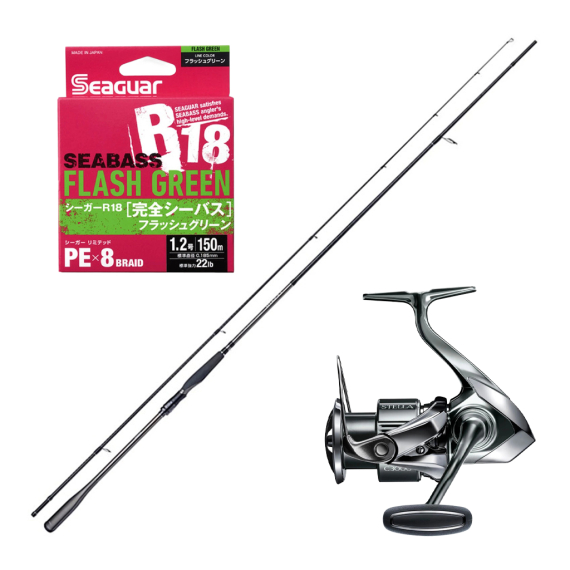 Shimano Lesath & Stella Seatrout Spinning Combo 2.74m 5-25g in de groep Combo\'s / Spinvis combo\'s / Zeeforel Spinhengel Set bij Sportfiskeprylar.se (LESATHSTELLACOMBO)