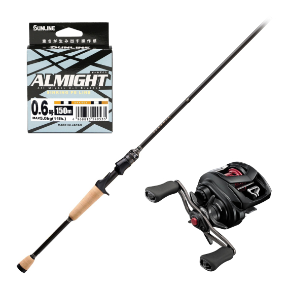 Megabass Levante - F2-66LV BFS & Tatula Combo in de groep Combo\'s / Werpcombinaties / Baars Werpkombinasjon bij Sportfiskeprylar.se (LEVANTE2026BFSSET)