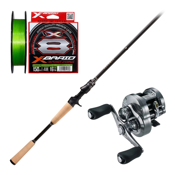 Megabass Levante Magdraft Special & Calcutta DC in de groep Combo\'s / Werpcombinaties / Baitcaster Set Snoek bij Sportfiskeprylar.se (LEVANTECALCUTTADC26SET)