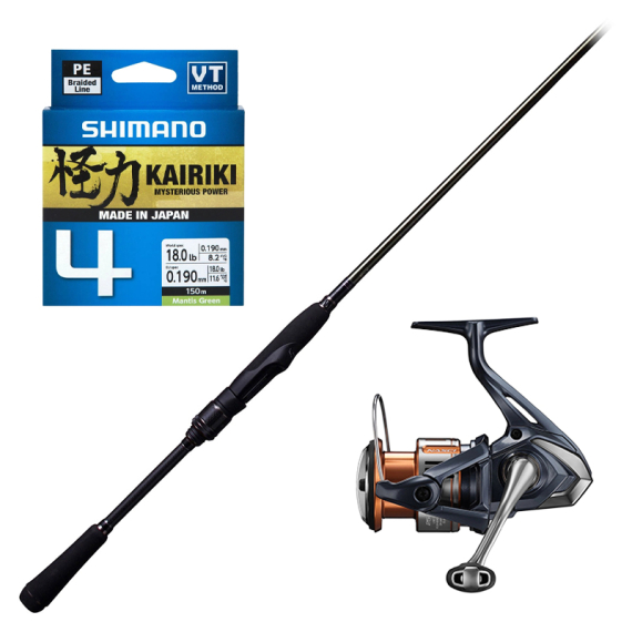 Megabass Levante F3-611LVS 2-14g & Shimano Nasci Combo in de groep Combo\'s / Spinvis combo\'s / Baars Spinhengel Set bij Sportfiskeprylar.se (LEVANTENASCICOMBO)