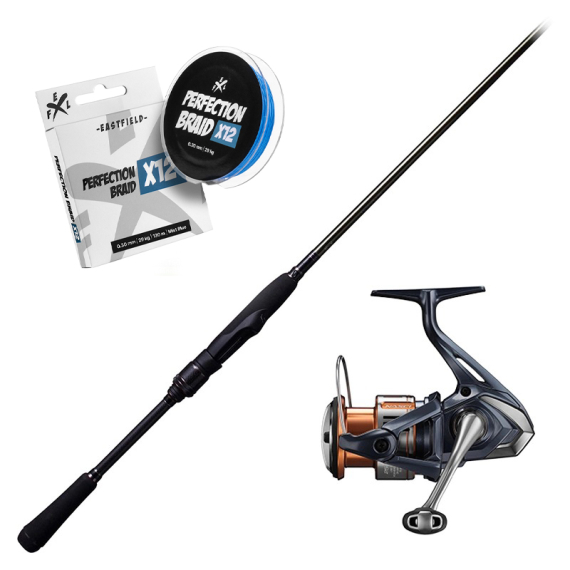 Megabass Levante F3-611LVS 2-14g & Shimano Nasci Combo in de groep Combo\'s / Spinvis combo\'s / Baars Spinhengel Set bij Sportfiskeprylar.se (LEVANTENASCICOMBO)