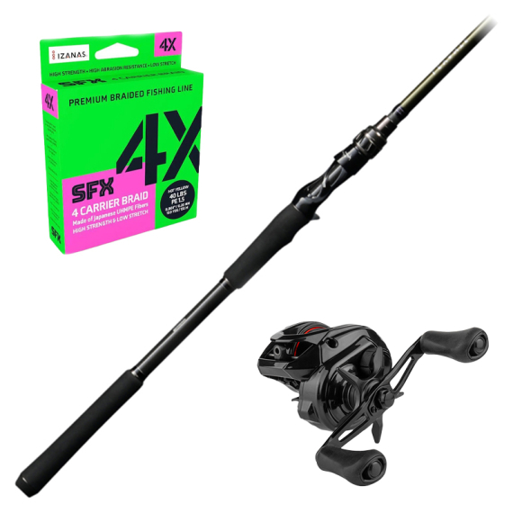 Megabass Levante F10-711LV Pike Combo in de groep Combo\'s / Werpcombinaties / Baitcaster Set Snoek bij Sportfiskeprylar.se (LEVANTEPT300LCOMBO)