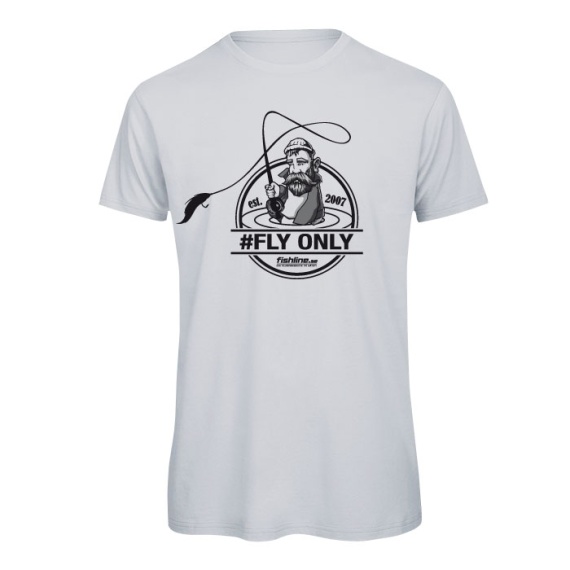 Fishline Hipster Men\'s 100% Organic Cotton t-shirt S in de groep Kleding & Schoenen / Kleding / T-shirts bij Sportfiskeprylar.se (LG93HIP-S)