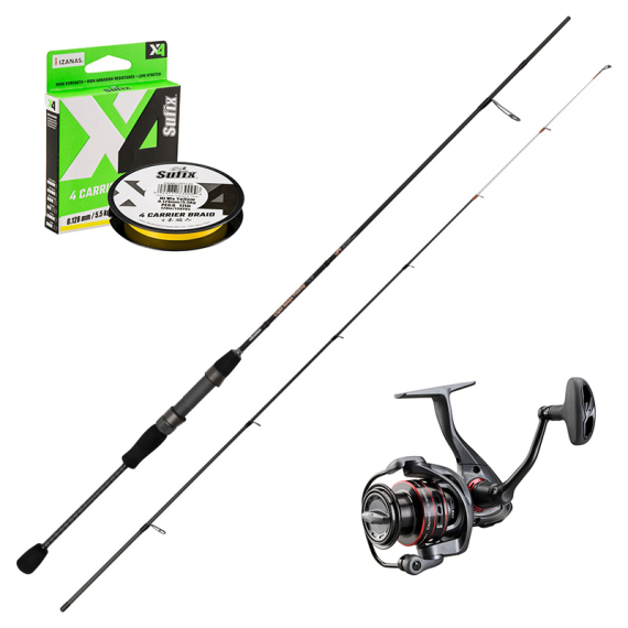 Okuma Light Range Fishing UFR 6\'1\'\' 185cm 1-7g Combo in de groep Combo\'s / Spinvis combo\'s / Edelvis Spinhengel Set bij Sportfiskeprylar.se (LIGHTRANGECEYMARCOMBO)