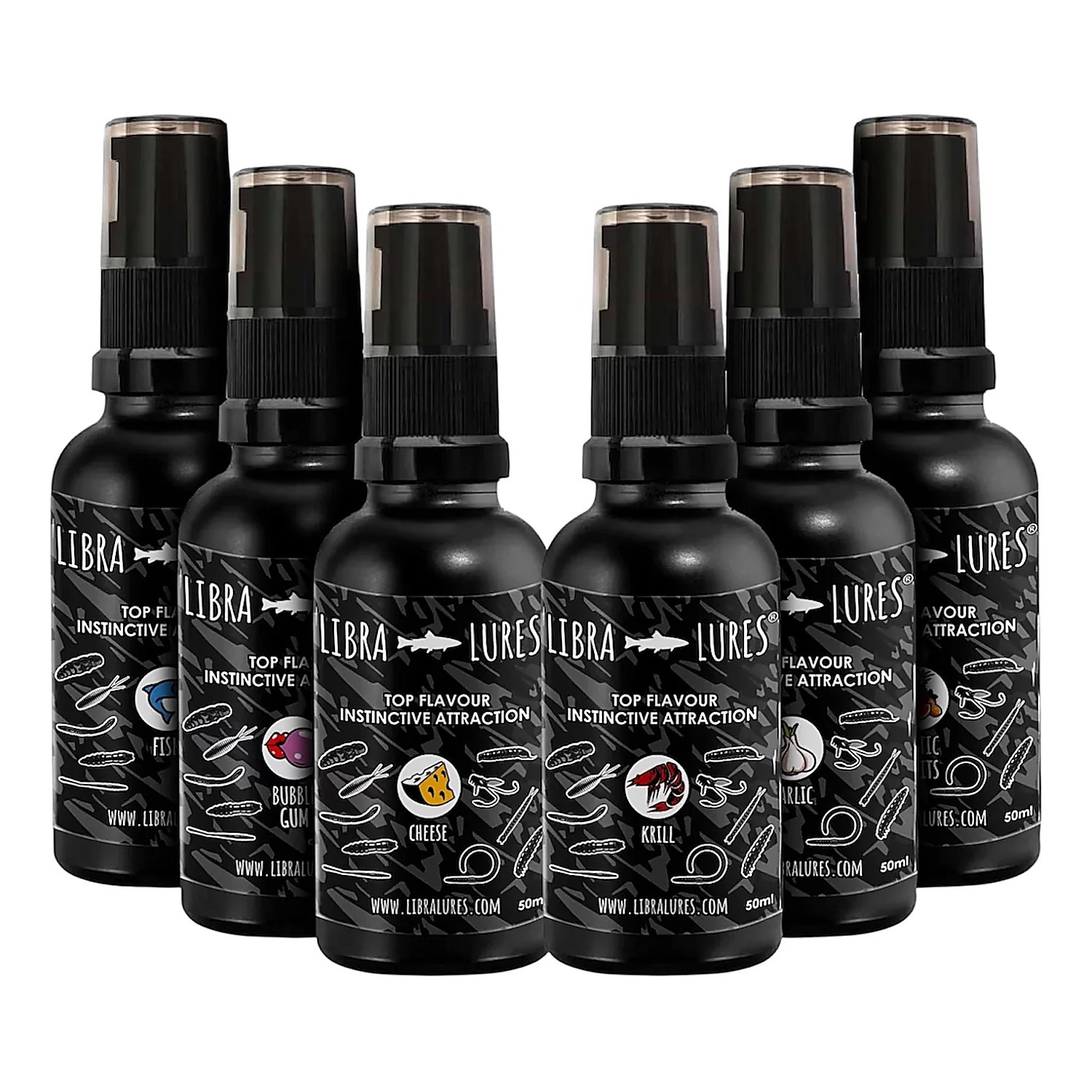 Libra Lures Aroma Spray 50ml in de groep Gereedschappen en accessoires / Geuren & Aantrekkers bij Sportfiskeprylar.se (LL-AROMA50-CHr)