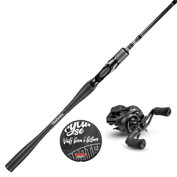 Scout Lunker and Baitcaster Set in de groep Combo\'s / Werpcombinaties / Baars Werpkombinasjon bij Sportfiskeprylar.se (LUNKERBCSET)