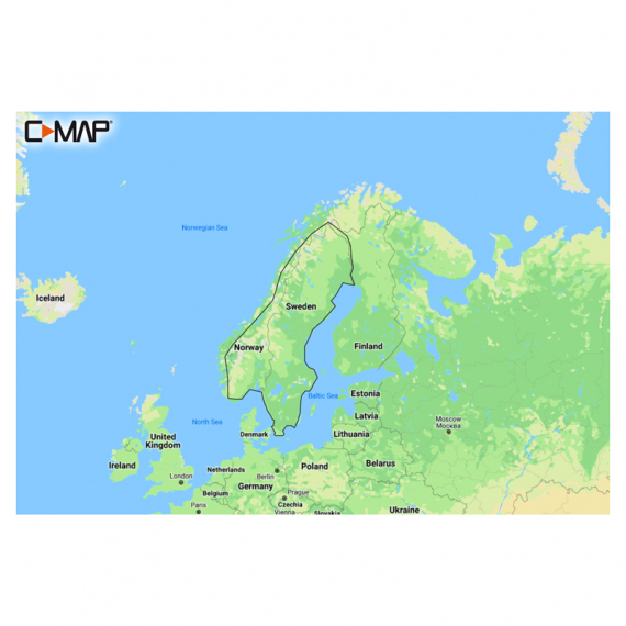 C-MAP Discover - Scandinavia Inland Waters in de groep Marine Elektronica & Boot / Kaartplotters & Navigatie bij Sportfiskeprylar.se (M-EN-Y210-MS)