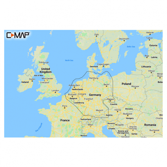 C-MAP Discover - Germany & Netherland Inland in de groep Marine Elektronica & Boot / Kaartplotters & Navigatie bij Sportfiskeprylar.se (M-EN-Y215-MS)