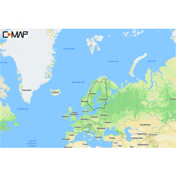 C-MAP Reveal - Finland Lakes in de groep Marine Elektronica & Boot / Kaartplotters & Navigatie bij Sportfiskeprylar.se (M-EN-Y326-MS)