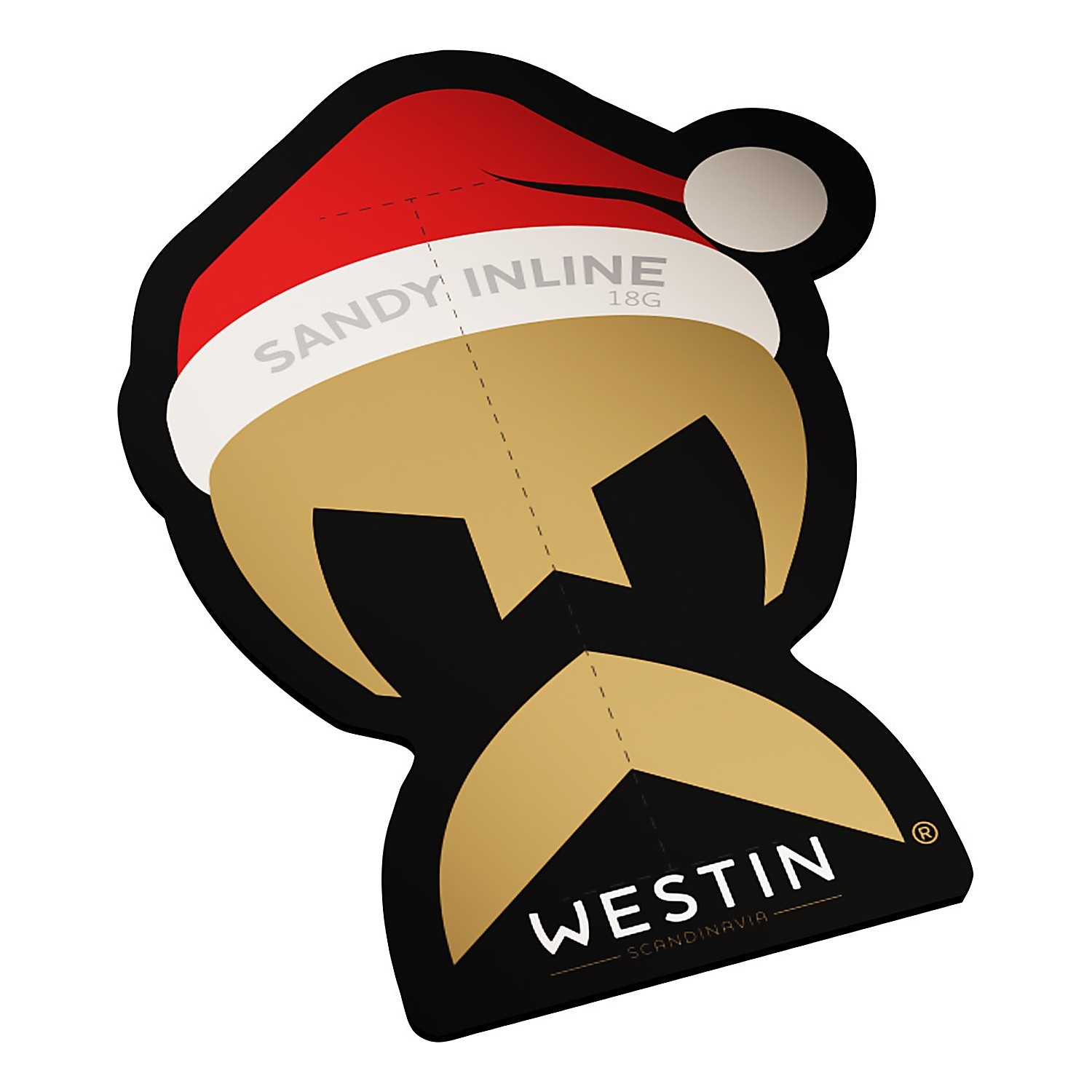 Westin Sandy Inline Christmas Edition 26 18g 10.5cm in de groep Andere / Geschenken En Geschenkgidsen / Adventskalender bij Sportfiskeprylar.se (M106-1604-066)