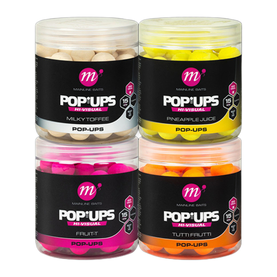 Mainline High Visual Popups in de groep Kunstaas / Boilies, Haakaas & Grondaas / Popups & Wafters bij Sportfiskeprylar.se (M13001r)