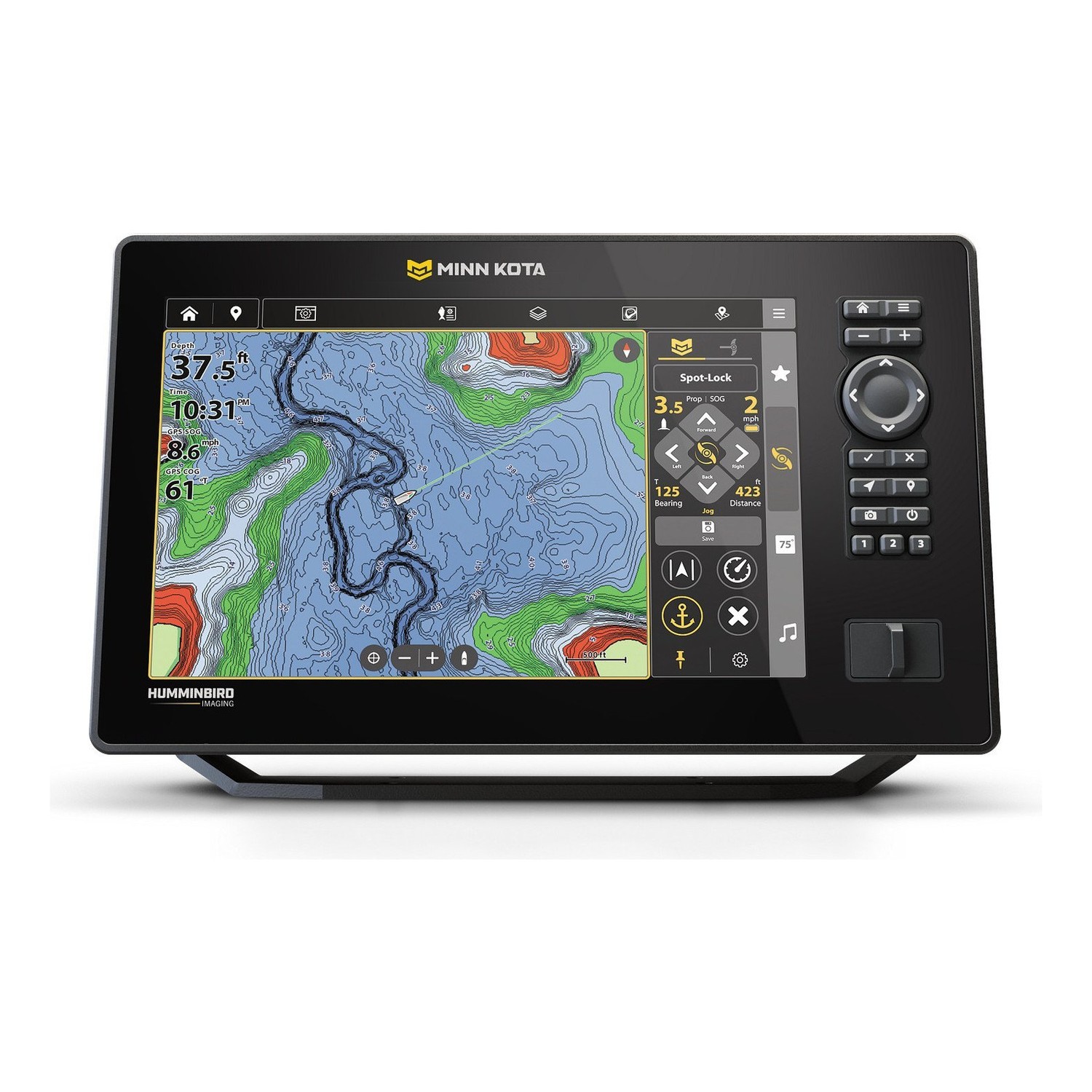 Minn Kota X10 in de groep Marine Elektronica & Boot / Fishfinders & kaartplotters / Combo Dieptemeter & GPS bij Sportfiskeprylar.se (M412380-1r)