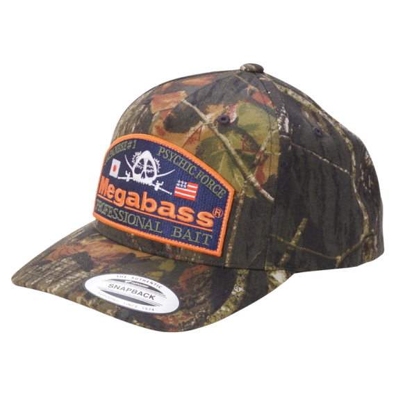 Megabass Cap Psychic Camo Mossy Hunter in de groep Kleding & Schoenen / Petten, mutsen en overig / Petten / Snapback-petten bij Sportfiskeprylar.se (MB-00000046717)