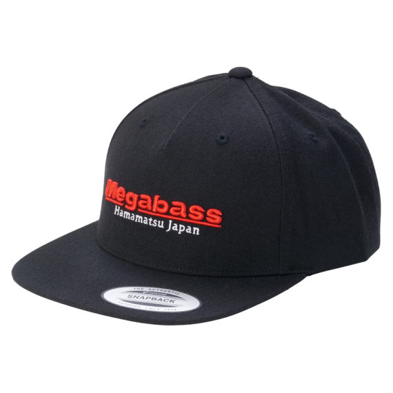 Megabass Cap Classic Snapback Black/Red in de groep Kleding & Schoenen / Petten, mutsen en overig / Petten / Snapback-petten bij Sportfiskeprylar.se (MB-00000046718)