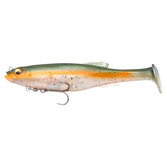 Megabass Magdraft 10\'\', 25cm - Rainbow in de groep Kunstaas / Swimbaits / Zachte zwemaas bij Sportfiskeprylar.se (MB-MD10-4513473397097)