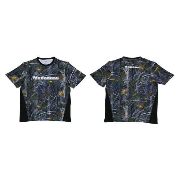 Megabass Game T-Shirt Real Camo in de groep Kleding & Schoenen / Kleding / T-shirts bij Sportfiskeprylar.se (MB497988r)