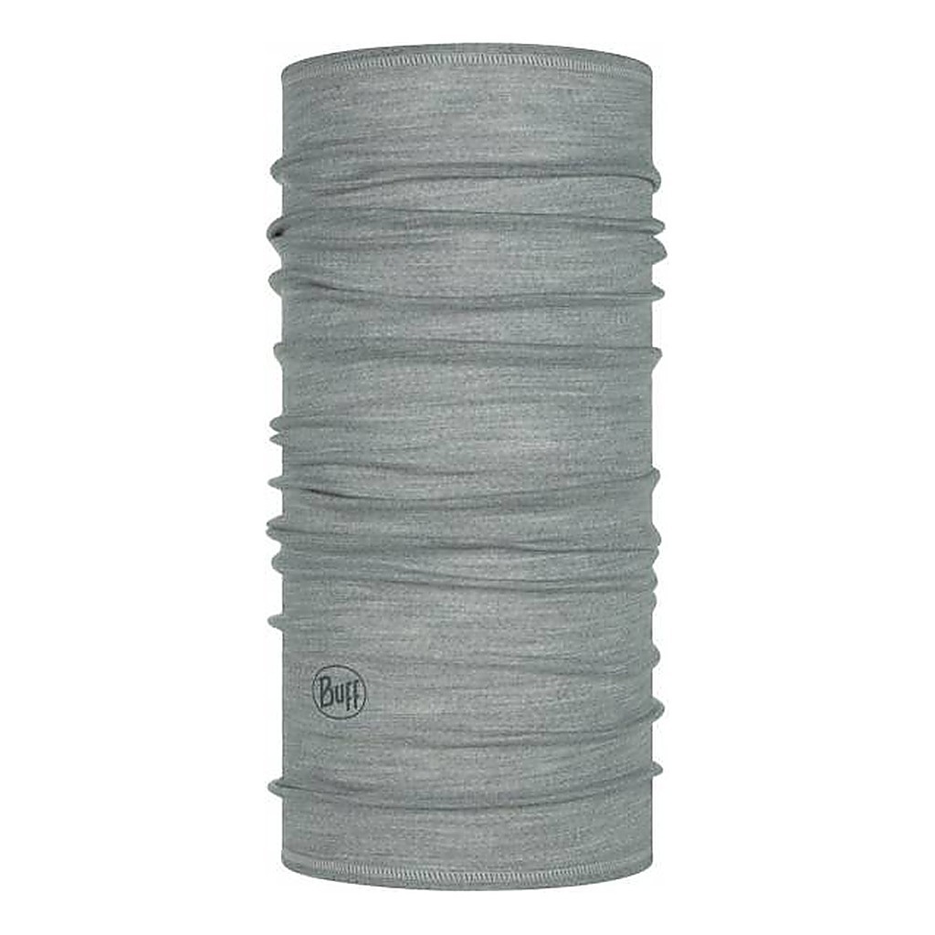 Buff Merino Lightweight - Solid Grey in de groep Kleding & Schoenen / Kleding / Sjaals en gezichtsmaskers bij Sportfiskeprylar.se (MERINO-SOLIDGREY)
