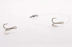Wiggler Predator Leader Fluorcarbon w. gamakatsu Hook TR13 stl. 8 20lb