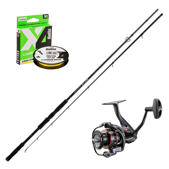 Mikado Bixlite Power Spin 8\' 40-125g Ceymar Combo in de groep Combo\'s / Spinvis combo\'s / Snoek Spinmolen Set bij Sportfiskeprylar.se (MIKADOCEYMARSUFIXCOMBO)