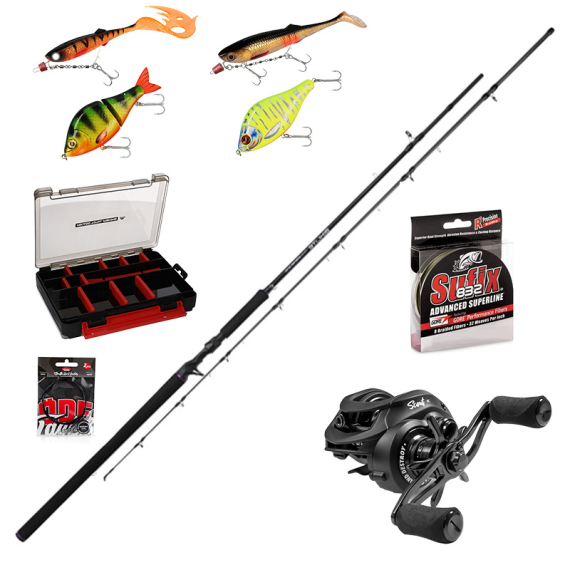 Mikado Bixlite Pike Master Starter Combo in de groep Combo\'s / Werpcombinaties / Baitcaster Set Snoek bij Sportfiskeprylar.se (MIKADOPIKEMASTERCOMBO)