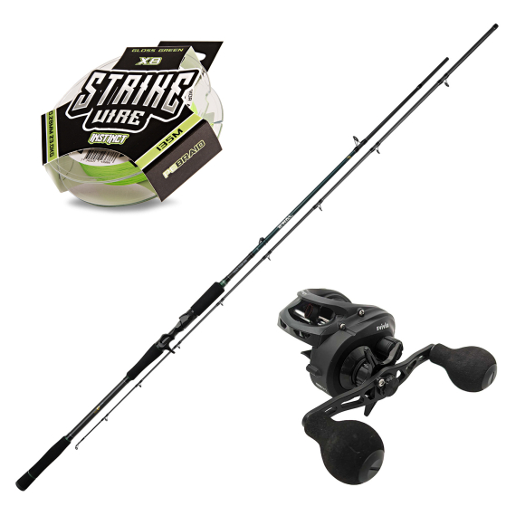 Mikado Jaws Big Bait Casting 8\'6\'\', 50-200g / Svivlo Combo in de groep Combo\'s / Werpcombinaties / Baitcaster Set Snoek bij Sportfiskeprylar.se (MIKADOSVIVLOJAWSBIGSET)