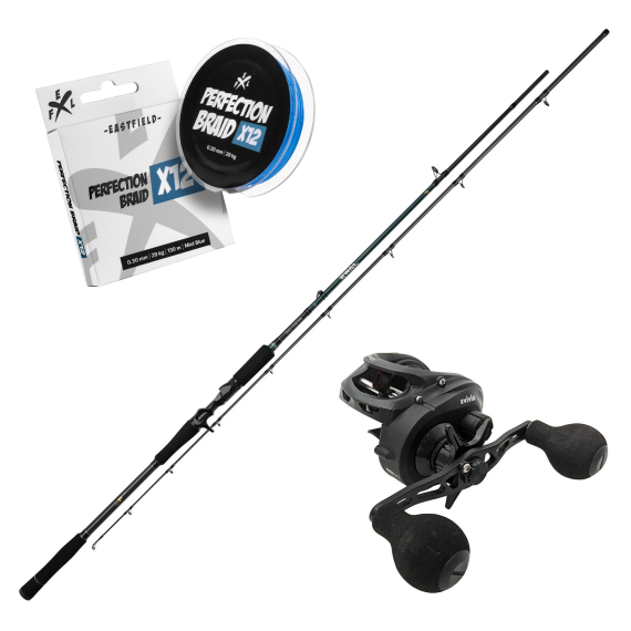 Mikado Jaws Big Bait Casting 8\'6\'\', 50-200g / Svivlo Combo in de groep Combo\'s / Werpcombinaties / Baitcaster Set Snoek bij Sportfiskeprylar.se (MIKADOSVIVLOJAWSBIGSET)