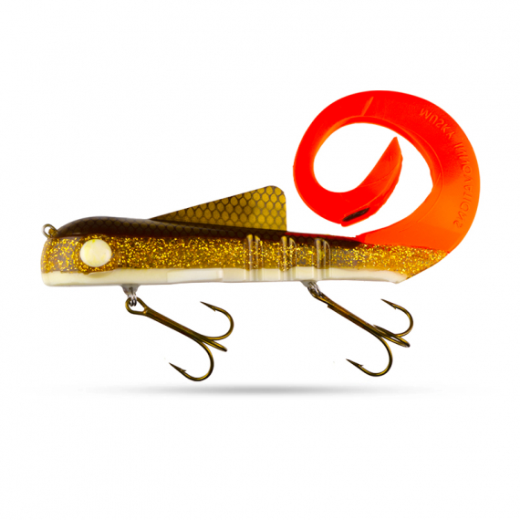 Musky Innovations Bull Dawg Magnum 12\'\'/30,5cm, 226g - Holo Walleye in de groep Kunstaas / Swimbaits / Zachte zwemaas bij Sportfiskeprylar.se (MIMBD-9)