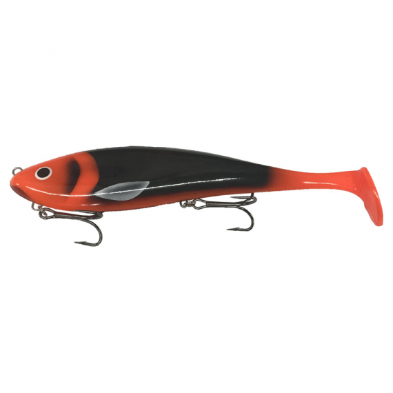 Musky Innovations Swimmin\' Dawg Magnum 10\'\'/25,5cm, 198g - Black/Orange in de groep Kunstaas / Swimbaits bij Sportfiskeprylar.se (MIMSD10-10)