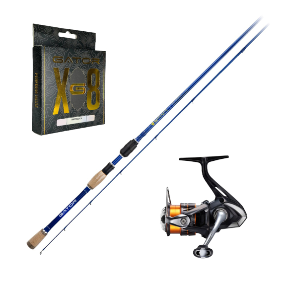 Gator Mirage 6\'10\'\' Zephyr Spinning Combo 3-15g in de groep Combo\'s / Spinvis combo\'s / Baars Spinhengel Set bij Sportfiskeprylar.se (MIRAGEPERCHSPINNINGCMB)