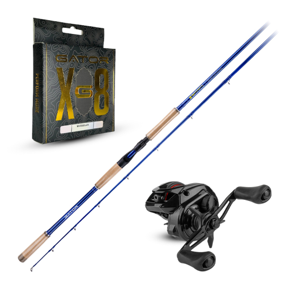 Gator Mirage 8\'6\'\' Dreadnaught & Daiwa PT300L Combo in de groep Combo\'s / Werpcombinaties / Baitcaster Set Snoek bij Sportfiskeprylar.se (MIRAGEPT300COMBO)