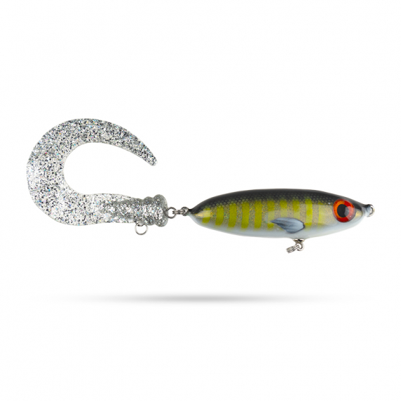 Mälaren Lures Spooke Tail 85g Slow Sink - Green Shiner in de groep Kunstaas / Staartaas & Hybride aas bij Sportfiskeprylar.se (MLSPOOKE85-12)