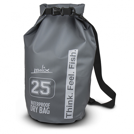 Molix Waterproof Dry Bag 25 LT Grey in de groep Opslag / Waterdichte tassen bij Sportfiskeprylar.se (MWDB-25L)