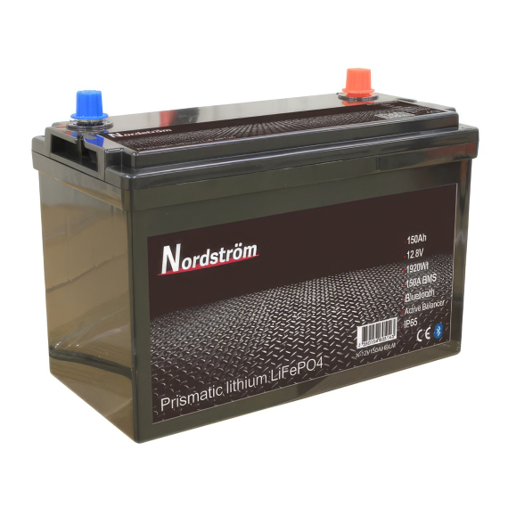 Nordström Lithium 12v Batteri 150 Ah BT in de groep Marine Elektronica & Boot / Batterijen & Opladers / Batterijen / Lithium batterijen bij Sportfiskeprylar.se (N-12V150AHBLM)
