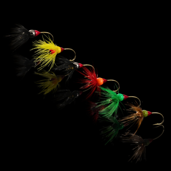 Norolan Nordborn Ice Fly Jig - Complete Color Set (6-pack) in de groep bij Sportfiskeprylar.se (NB-IF)