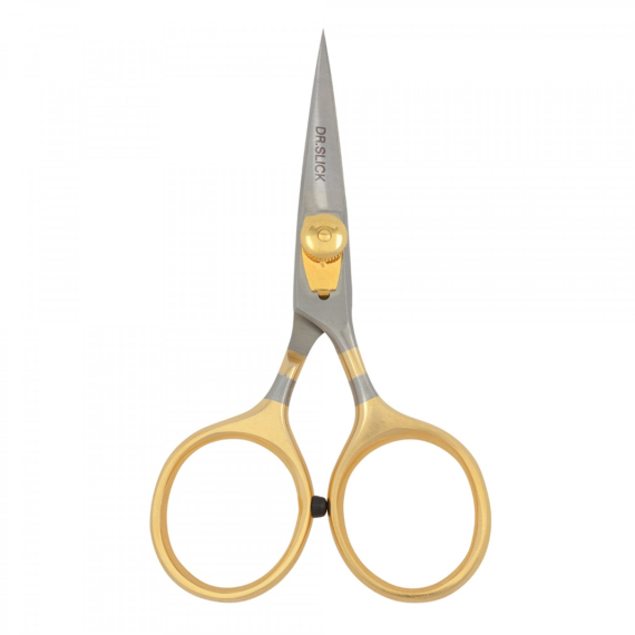 DR Slick Hair Razor Scissor 4 1/2\'\' Straight - Adjustable Tension in de groep Gereedschappen en accessoires / Tangen & Scharen / Lijnknippers & Scharen bij Sportfiskeprylar.se (NFD635-SR45G)