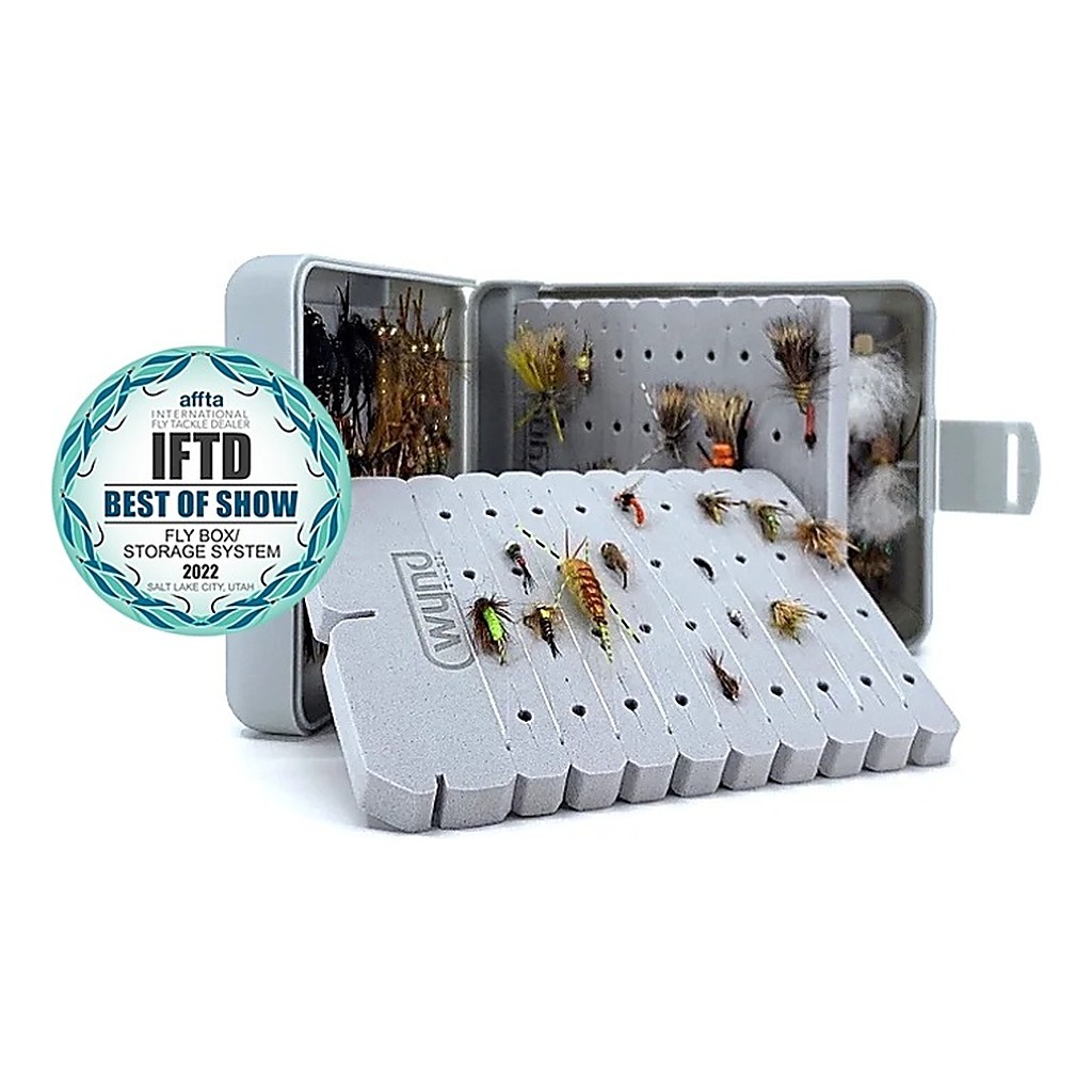 Wynd Bynder Gray Fly Box Flybox in de groep Opslag / Tackleboxen / Vliegvisboxen bij Sportfiskeprylar.se (NFD9297)