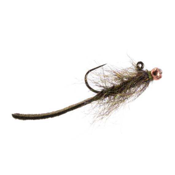 Umpqua Balanced Leather Leech Nano #12 - Peacock in de groep Kunstaas / Vliegen bij Sportfiskeprylar.se (NFD9629-PC12)