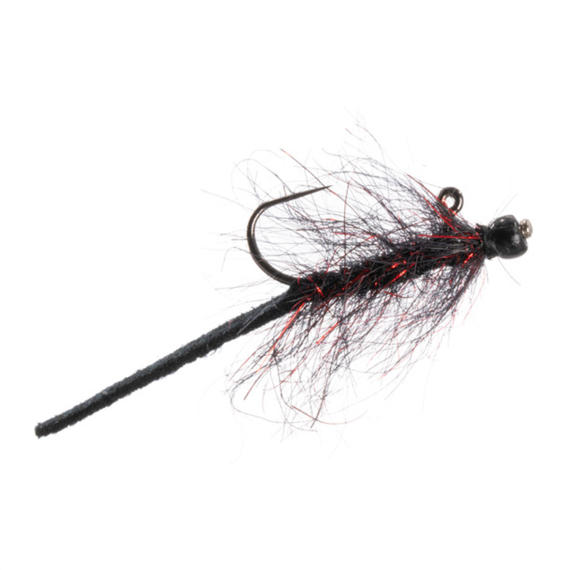 Umpqua Balanced Leather Leech Nano - Black/Red in de groep Vismethoden / Vliegvissen / Vliegen bij Sportfiskeprylar.se (NFD9642-BR10r)