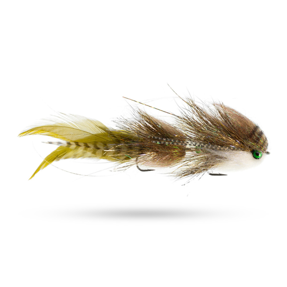 Umpqua Trasher Hurst Olive #1 x #2 in de groep Kunstaas / Vliegen / Streamers bij Sportfiskeprylar.se (NFD9655-OL01X02)